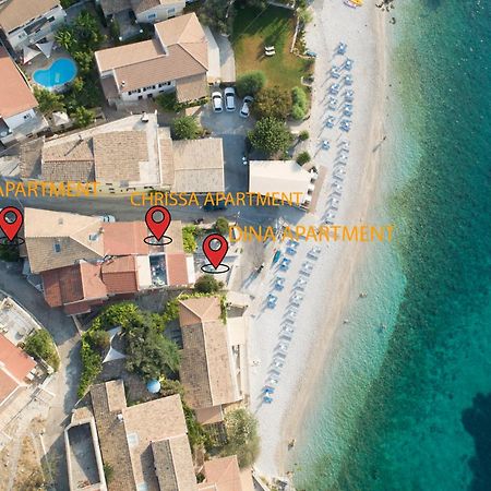 Kaminaki Beachfront Apartments Niszáki Kültér fotó