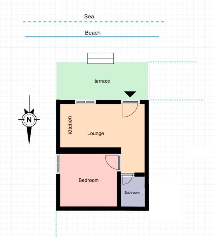 Kaminaki Beachfront Apartments Niszáki Kültér fotó