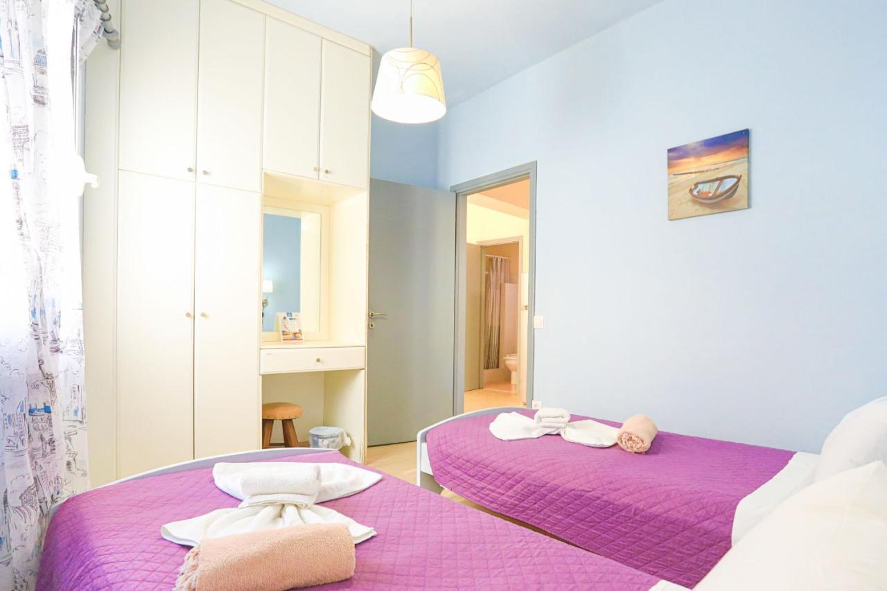 Kaminaki Beachfront Apartments Niszáki Kültér fotó