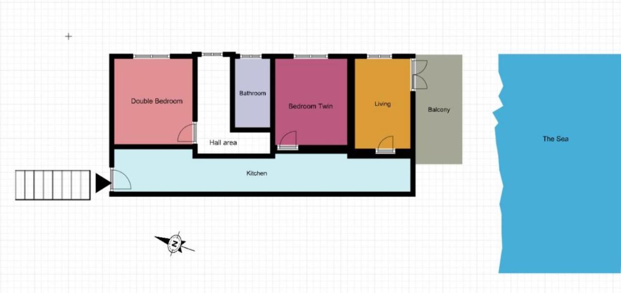 Kaminaki Beachfront Apartments Niszáki Kültér fotó